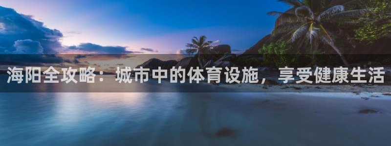 意昂3官方：海阳全攻略：城市中的体育设施，享受健康生