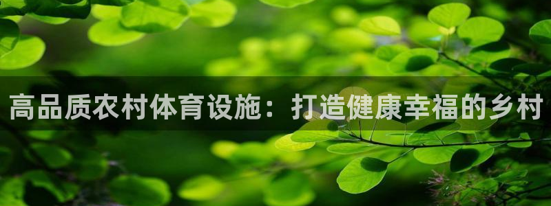 意昂3五金厂：高品质农村体育设施：打造健康幸福的乡村