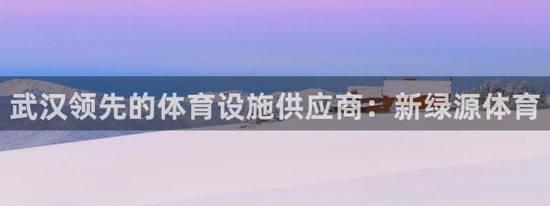 意昂3集团：武汉领先的体育设施供应商：新绿源体育