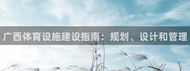 意昂3娱乐是那个系列的台子：广西体育设施建设指南：规